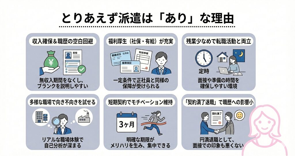とりあえず派遣は「あり」な理由